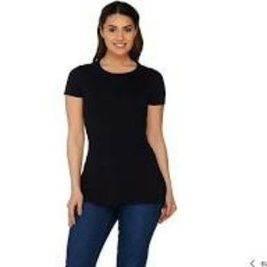 Isaac Mizrahi Pullover Sweater Peplum Top